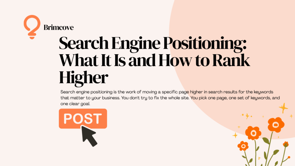 Search Engine Positioning