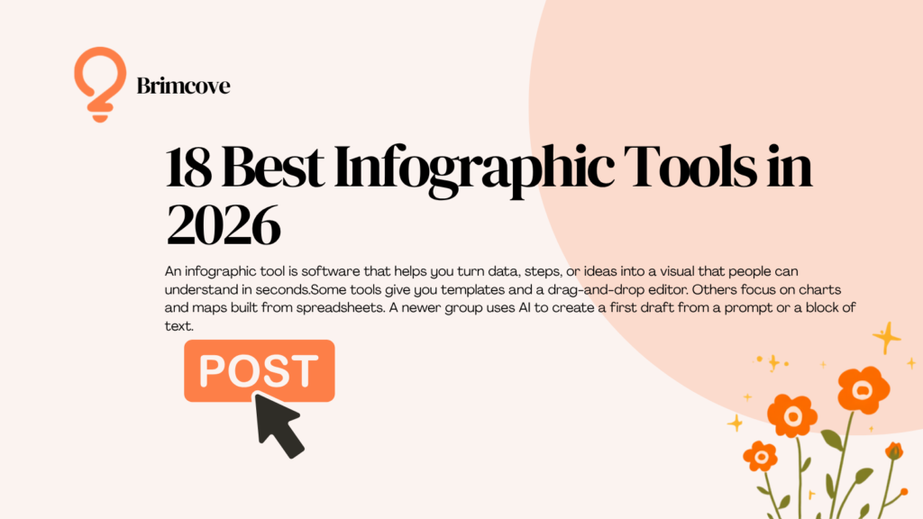 18 best infographic tools in 2026 featured image by Brimcove