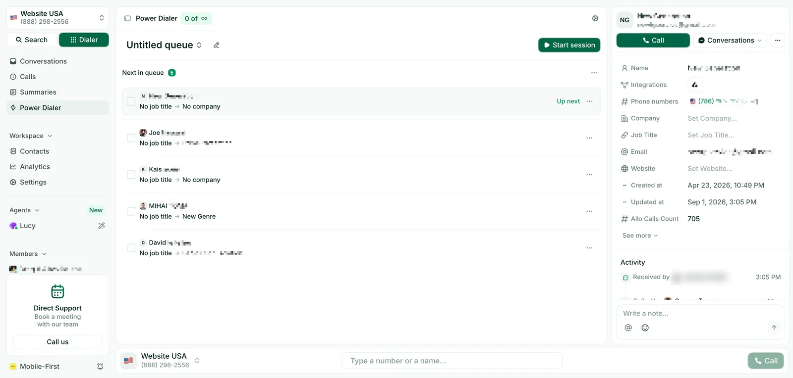 Allo homepage screenshot